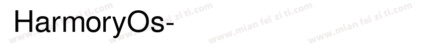 方正喵呜体 HarmoryOs字体转换
